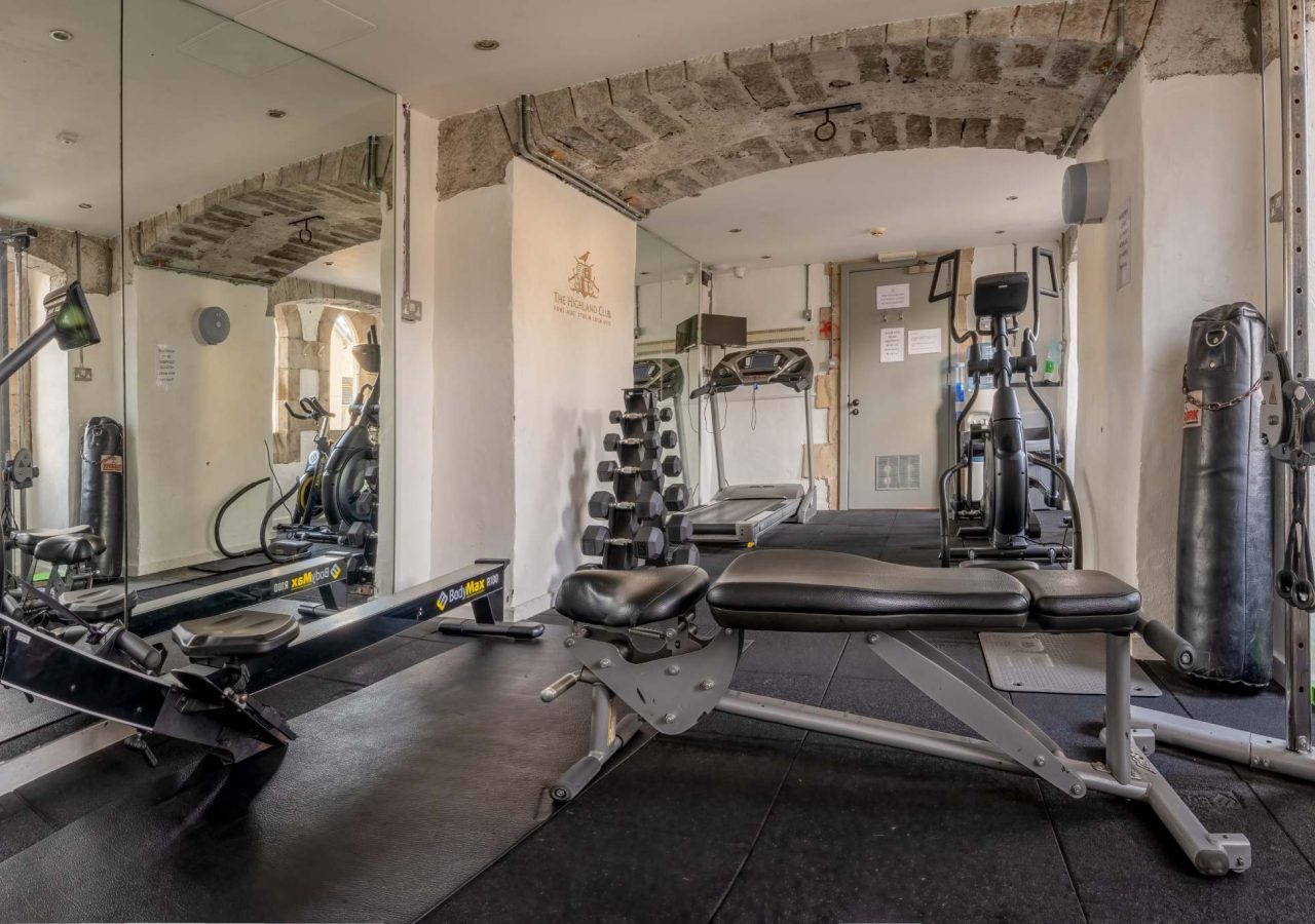 Abbey Holidays Loch Ness gym.