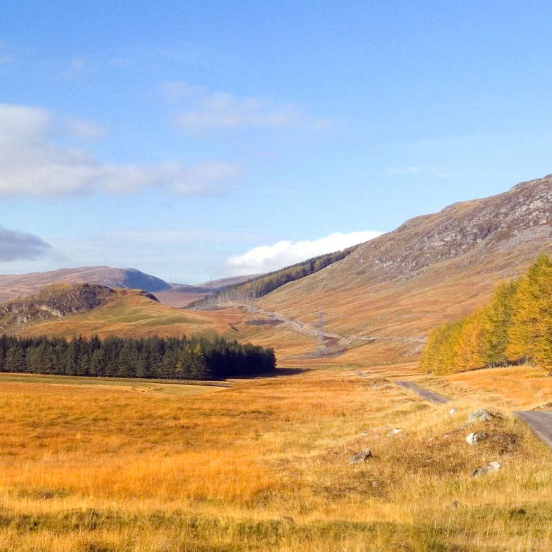 General Wade's military road towards the Corrieyairack Pass