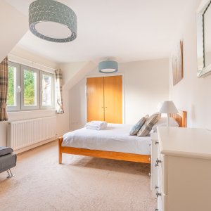 Courtyard Cottage 4 - Brora accomodation&#039;s double bedroom at Abbey Holidays Loch Ness