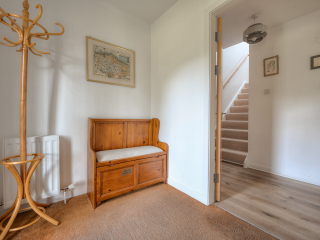 Courtyard Cottage 8 - Taigh Nan Caorach accommodation&#039;s entrance hall at Abbey Holidays Loch Ness