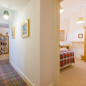Moat House 2 - Major&#039;s Apartment accommodation&#039;s hallway at Abbey Hoildays Loch Ness