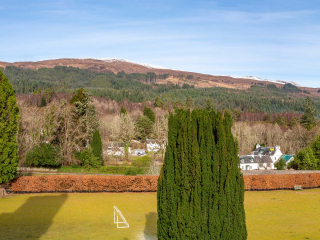 The Caledonian - Old School 12 accommodation&#039;s view of the hills and the Abbey&#039;s grounds Abbey Holidays Loch Ness